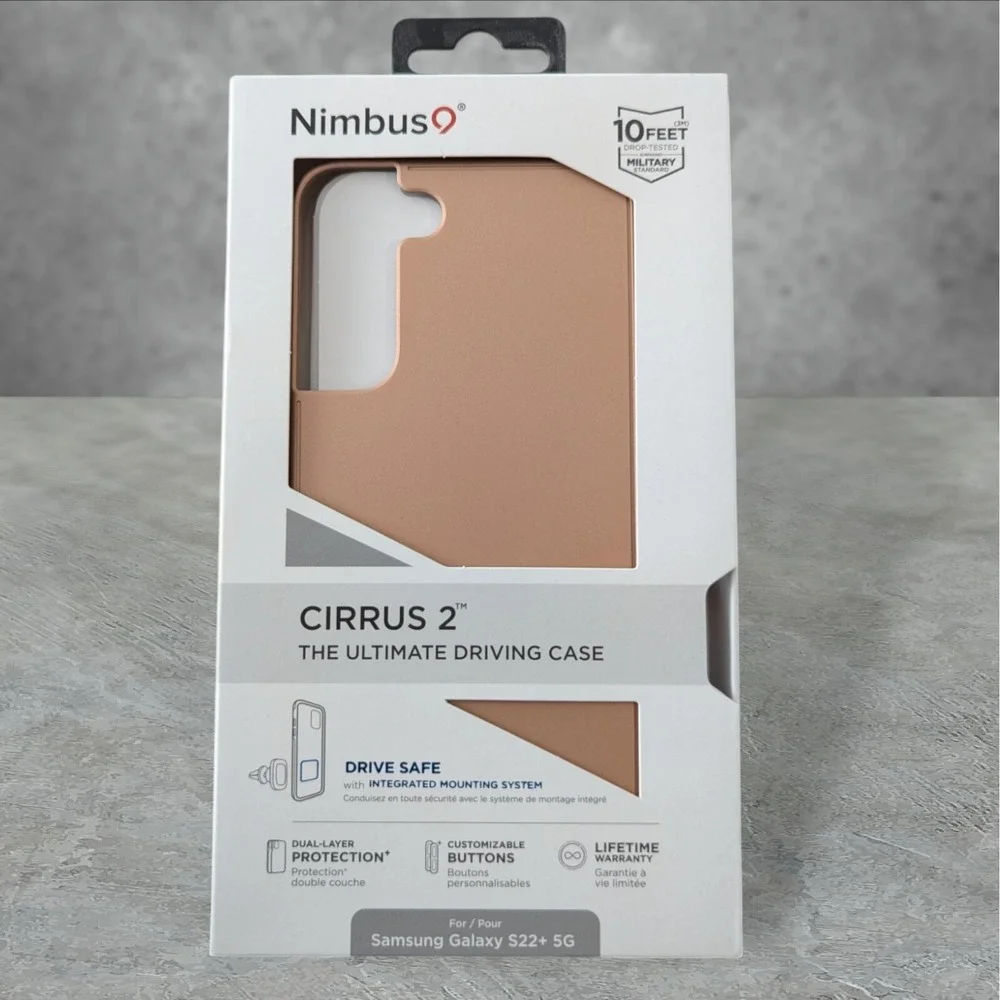 Nimbus9 Cirrus 2 Case for Samsung Galaxy S22+ 5G Rose See Description W6